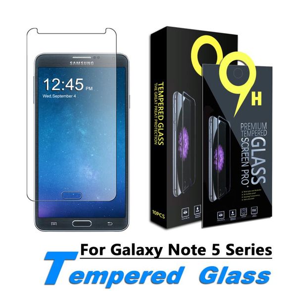Kareen per Samsung Galaxy Note 3 Nota 4 Nota 5 G360 G530 S6 Protettore a schermo di vetro attivo attivo con carta al dettaglio Box2841321
