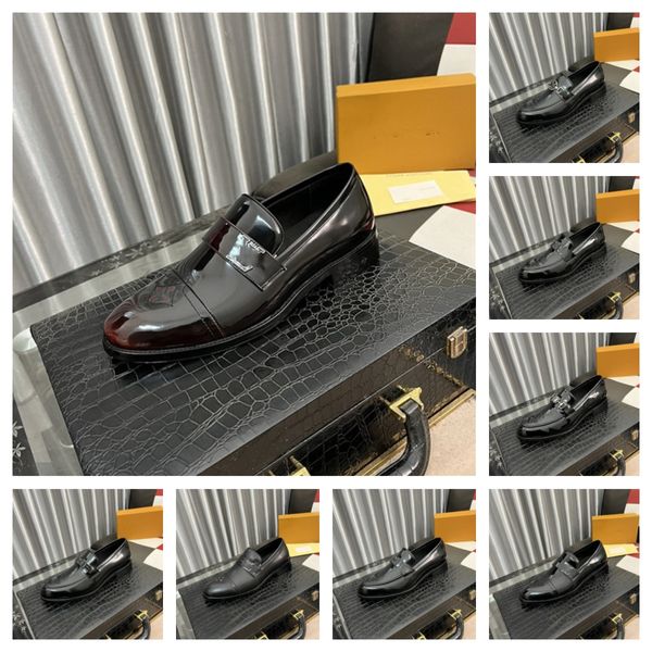 Top-Designer Hochzeitsschuhe für Männer Mode weiße Leder Oxfords Herren formelle Schuhe Casual Business Flats Kleider Party Fußwearse 38-45