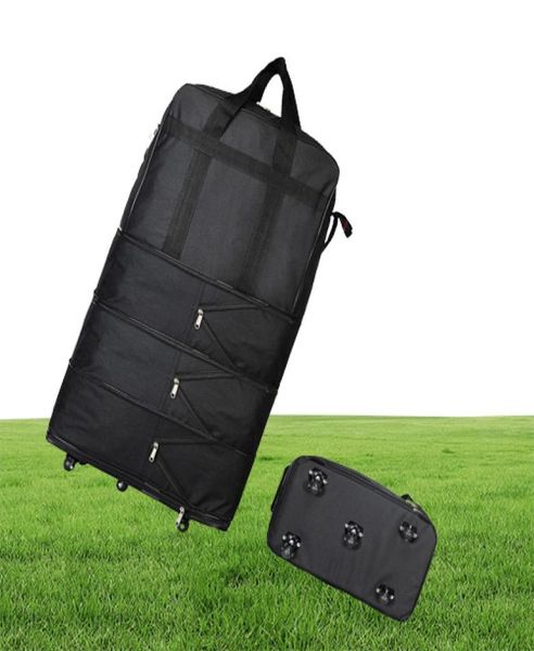 Duffel Bags Portable Travel Bag Rolling Air Roller расширяется оксфордское тканевое багаж с колесной ночью на ночь 9690599