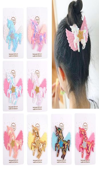 Meninas de bebê barrettes animais clipes de arco -íris de cabelo infantil pente -grips crianças forma de borboleta em forma de segurança bb clipe de cabelos para crianças