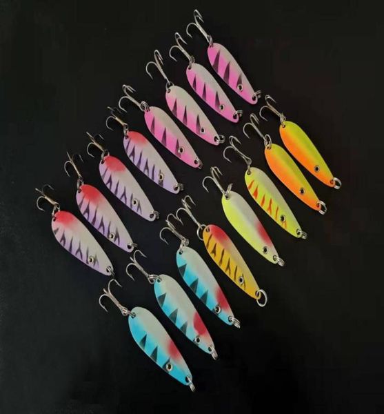 Trota di pesca da pesca a pclot intero kit cucchiai a terra crankbait bass trota walleye 66g5cm 4824781