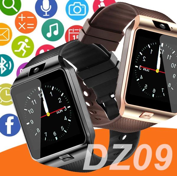 DZ09 SmartWatch Android GT08 U8 A1 Samsung Smart Watchs Sim Intelligent Telefone Mobile Watch pode gravar o Sleep State Smart Watch9795283