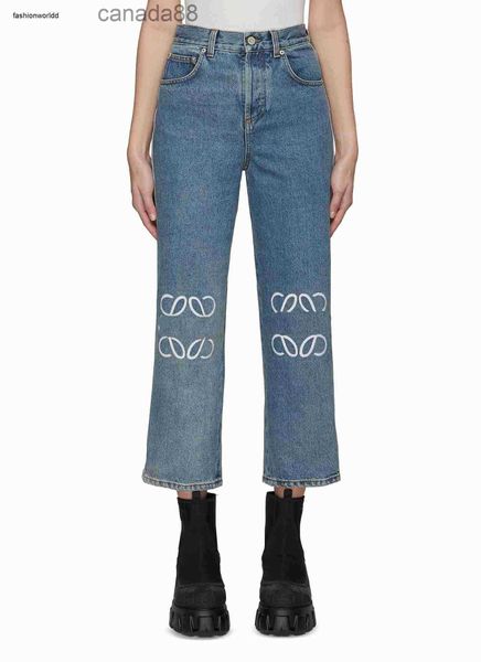 Designer Jean Women Jeans Brand Brand Pants Pants Logo Fashion Printing Girl Denim pantaloni Capris Pantaloni DEC 30 XS98