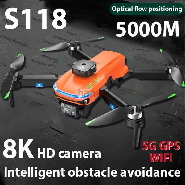 Droni Nuovo drone S118 HD 8K Dual Camera Professionale Modalità Holta Holta Mini Mini RC WiFi Fotografia Aerial Fotografia Quadcopter Helicopter 240416