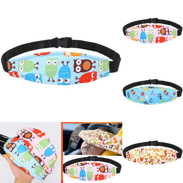 2024 Fixação do cinto auxiliar Baby Cabeça Sleeping Belt Securtable Segurança Ajuda do carrinho de carrinho Sono Sleep Belt para crianças CRIANÇAS