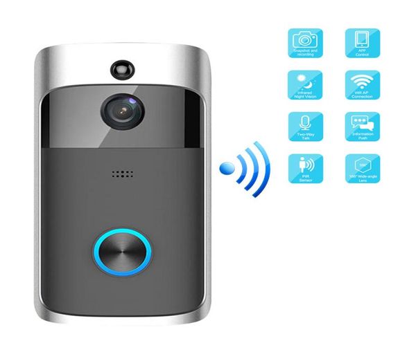 HD 720p M3 Wireless Video Türklingel WiFi Remote Intercom Detection Elektronische Heimsicherheit HD sichtbare Monitor Nachtsicht Doorpho2357979