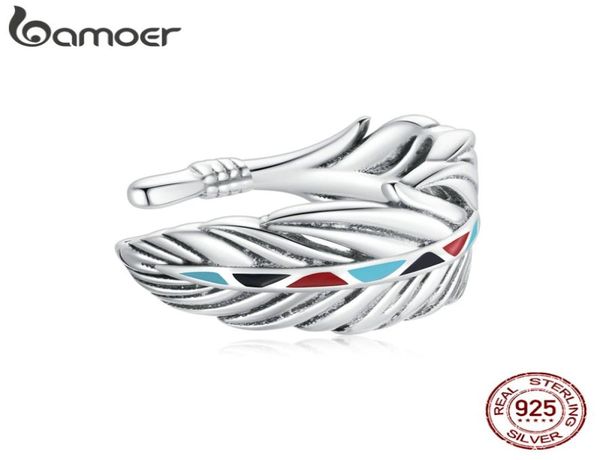 925 Sterling Silver Single Indian Feathers Oreri per le orecchie non trafitto Earnelli Gioielli di moda per donne SCE1114 2105129575384