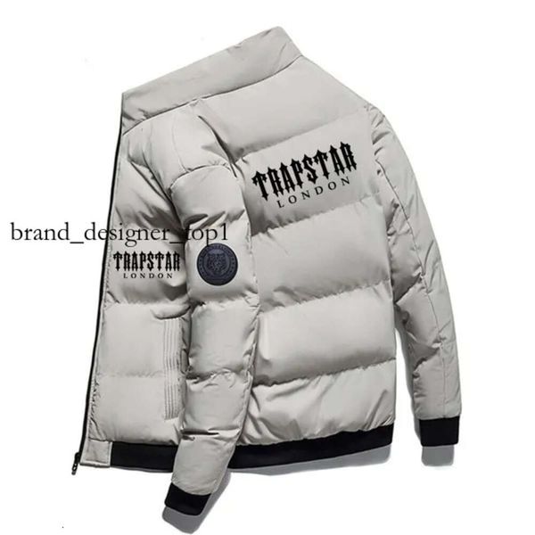 Fashion Mens Down Jackets 2024 Neue Marke Oberbekleidung und Schichten Trapstar Jacken London Printing Fashion warmes Mantel Herbst Winter Harajuku Windschutz 3202 gepolstert 3202