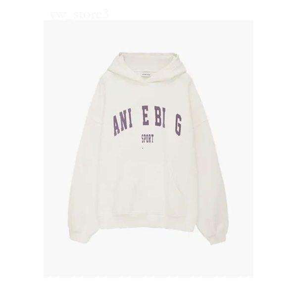 2024 Hot Sale 23SS Women Desginer Mode Baumwolle Kapuze Neue Ab Anine Binge Classic Letter Print Wash Wasser Farbe Schneeflocken Sweatshirt Hoodies Anine Hoodie 7845