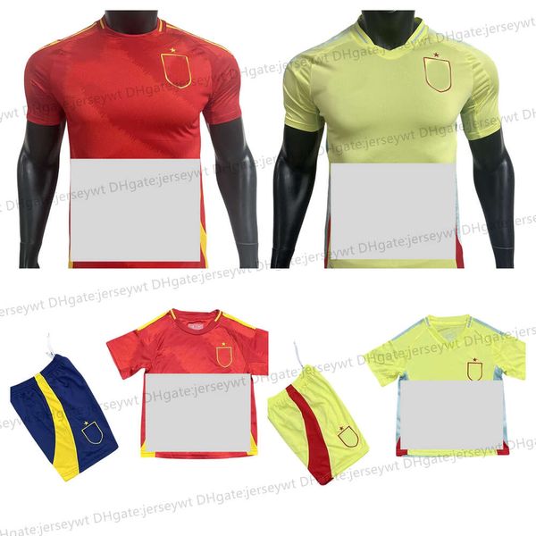 2024 Euro Cup Spain Soccer Jerseys Pedri Gavi Lamina Yamal Morata Cucurella Asensio Ferran Rodrigo Carvajal Olmo