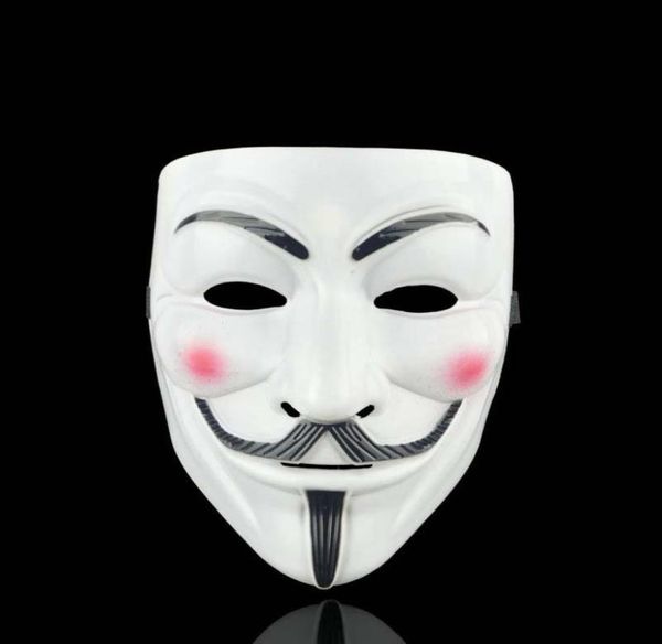 Vendetta Mask Anonymous di Guy Fawkes Halloween Fancy Dress costume per bambini per bambini adulti Golon Regalo Cosplay Accey2058839