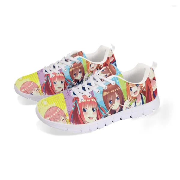 Lässige Schuhe Dinhehlohe Licht für Erwachsene Frauen Kaginado Anime Mesh Sneakers Weibliche Flachmut Zapatos de Mujer