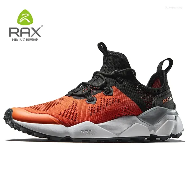 Fitness Shopness Rax Men's Curate Leather impermeável a água de almofada respirável Trekking ao ar livre viagens para homens