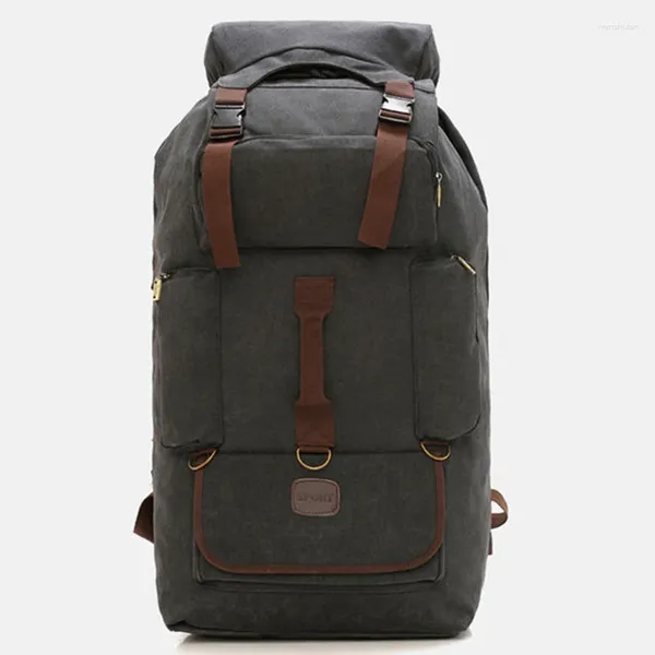 Rucksack Männer Super große Kapazität Kee-Resistant Canvas Material Casual Mode Outdoor Mountaineering Wandertasche