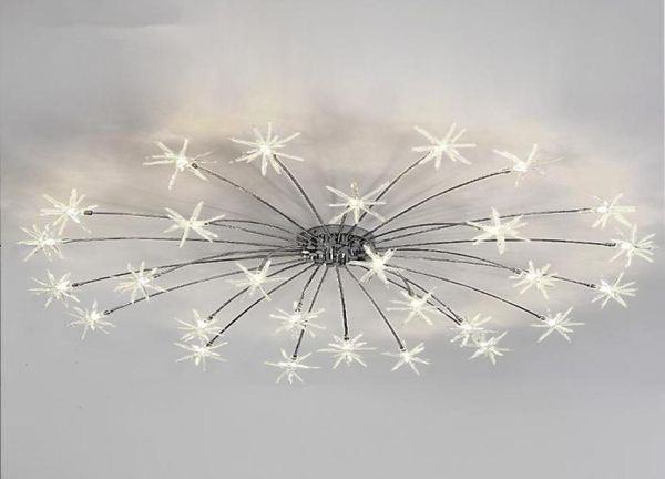 Moderne Sky Stars LED Deckenleuchte Schlafzimmer Romantische Innenbeleuchtung Wohnzimmerleuchten Home Decor Lamp Luustres2975264