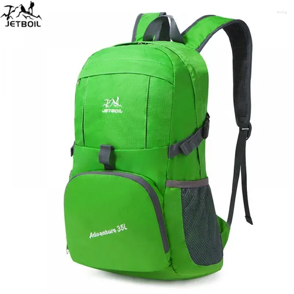 Rucksack faltbare Nylon -Reisetasche im Freien tragbare und leichte Wanderwerbung im Freien