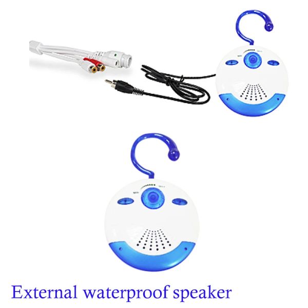 Sistema AV Audio Out Interface Loudspeak Externo externo IP66 Orador de CCTV à prova d'água para câmeras de segurança de vigilância por vídeo IP