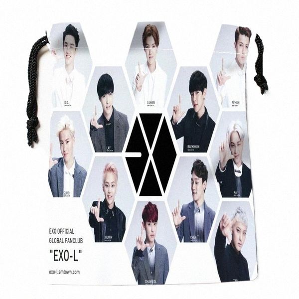 Bolsas de tração do exo personalizado sacos de presente impressos personalizados mais tamanho 18*22 cm de compi sacos o3aq#