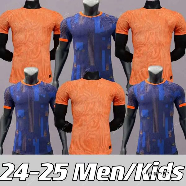 25 Paesi Bassi Memphis European Cup 23 24 Holland Club Jersey Jong Virgil Dumfries Bergvijn Shirt 2024 Klaassen Blind de Ligt Men Kit Kit Kit Shi 278