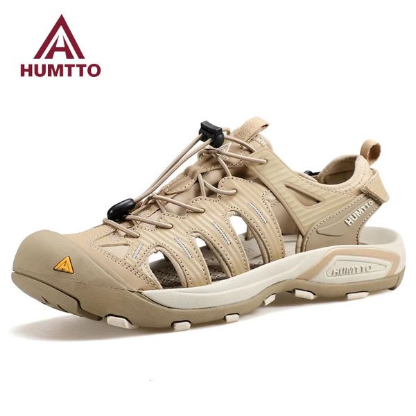 Humtto Sommersandalen für Männer atmungsaktiven Wanderschuhen im Freien Wasser Strand Herren Campingfischen Klettern Aqua Man Sneaker 240415