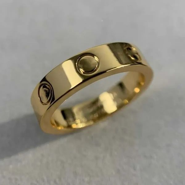 Jóias de grife de jóias de grife parafuso anel de luxo jóias Design de jóias Sense 5mm ou 6mm de largura anel de tamanho múltiplo anel de ouro 18k anel de ouro anel