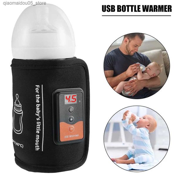 Flaschenwärmer Sterilisatoren# Babyflaschenheizung USB -Antrieb einstellbarer Heiztemperatur mit einem Durchmesser von weniger als 7 Zentimetern Q240416