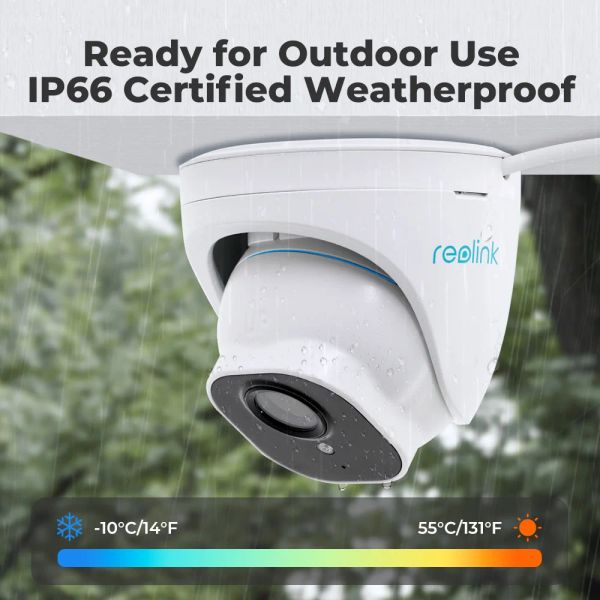 System Reolink RLC520A POE IP -Kamera Outdoor Dome -Überwachung Kamera Videoüberwachung Kamera CCTV Person Fahrzeug Erkennung Nachtsicht Nachtsicht