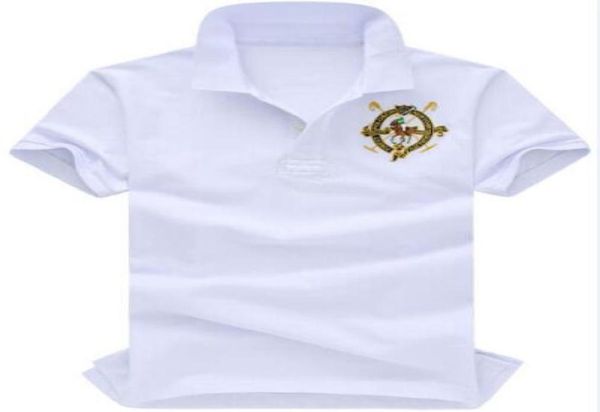 Homens de alta qualidade Tshirts clássicos Big Horse Bornoidery Cotton Club Sport Sport Polo Polo Polos Golf Polos Branco Azul Black Tamanho SXXL4134522