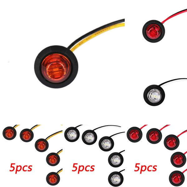 2024 LED Truck Lide Lide Light Luminosità Alta luminosità MOTORCYCOLO INDICATORE IN MARCHIRE INDICATORE LAMPAGGIO SICUREZZA SICUREZZA GUIDA ALL'AMBERA BIANCA Rossa