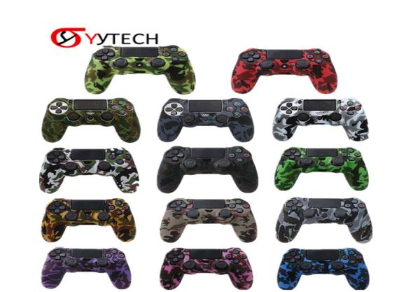 Syytech Variety Hamouflage Handlage Silicone Case Case Copter Controller Cover для PS4 Slim Pro8105572