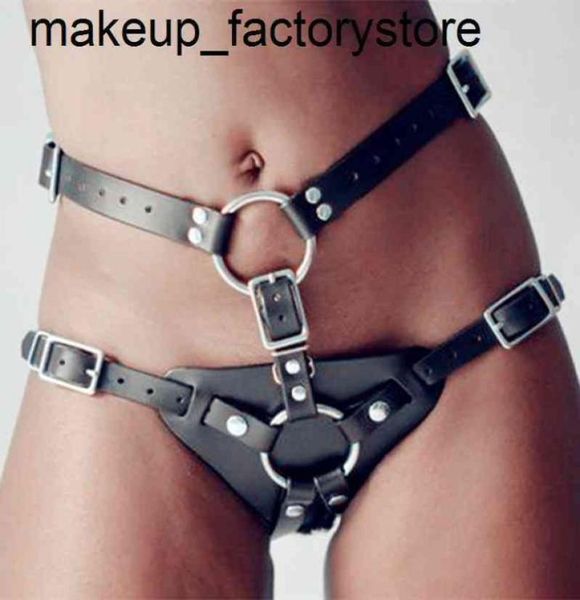 Massage Frauen Ledergurt Dildo -Gurtgurtband an Erwachsenen Sexspielzeug für Frauen Paare Produkte Punk Gothic BDSM Bondage Panti1873729