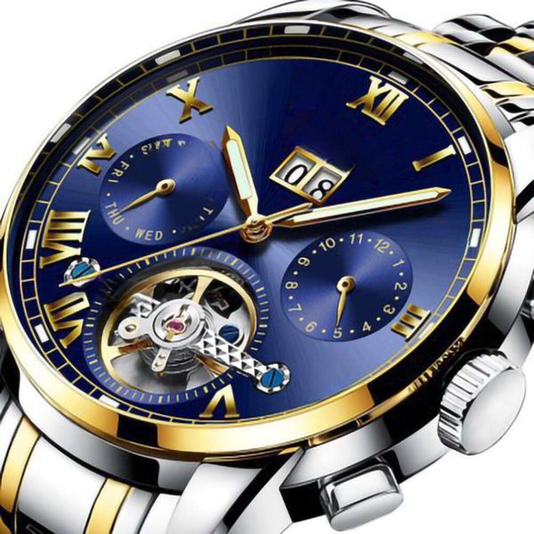 Orologio da uomo Biden Biden Multi Functional MECHINAL MECHINICA's Watch Fashion Business Foreign Trade Designer Hot Selling Luxury Watch 417