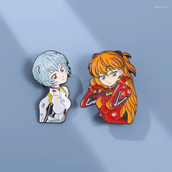 Broches desenho animado personagens fofos com comemorativa de metal badges de jóias hijab pinos para mochila de lenço decoração de anime