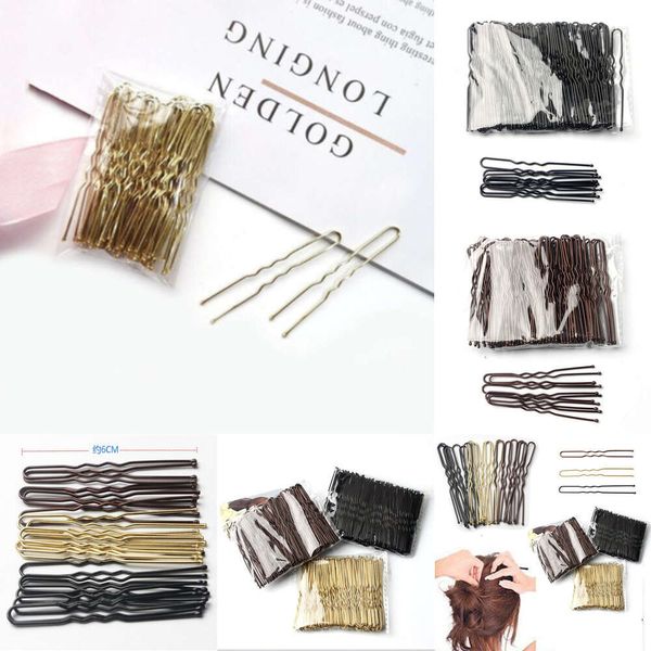 NOVAS 50pcs Mulheres 6cm acenou em forma de U Bobby Pin Barrette Salon Grip Clip Hairpins Belra Belra