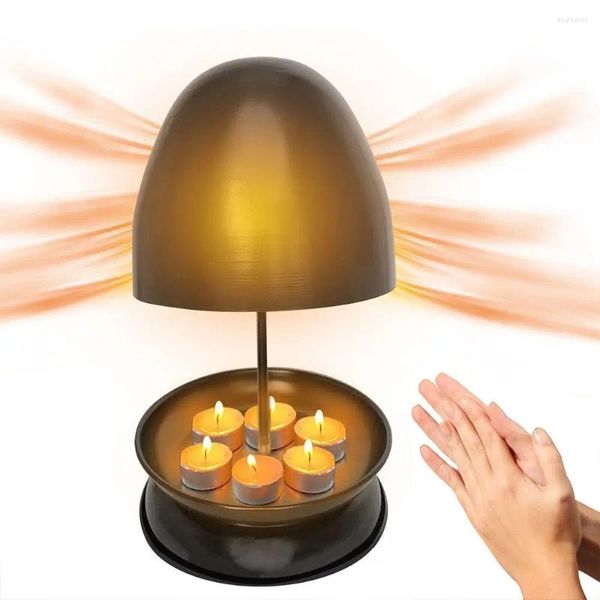 Candele Candele Hand Hand Warder Tealights Holder del camino Radiatore del forno a forno leggero