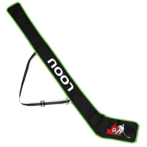 Hockey 1 PC Tragbarer Hockey -Stick -Tasche eine Schulter hochwertig schwarz wasserdicht für Hockey Sport verstellbar Eishockey Aufbewahrungstasche