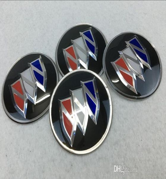 565 mm 65mm Buick Logo Auto Rad Center Hub Caps Aufkleber Aluminiumlegierung Badge Emblem Deckung Decall -Styling für Lacrosse Regal Veran1338157