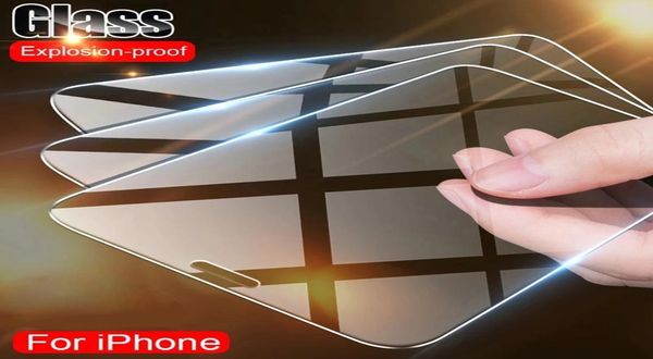 Normaler 3D Clear Tempered Glass 25D 9H -Bildschirmschutz für iPhone 12 11 Pro XS max 6 7 8 plus2348809