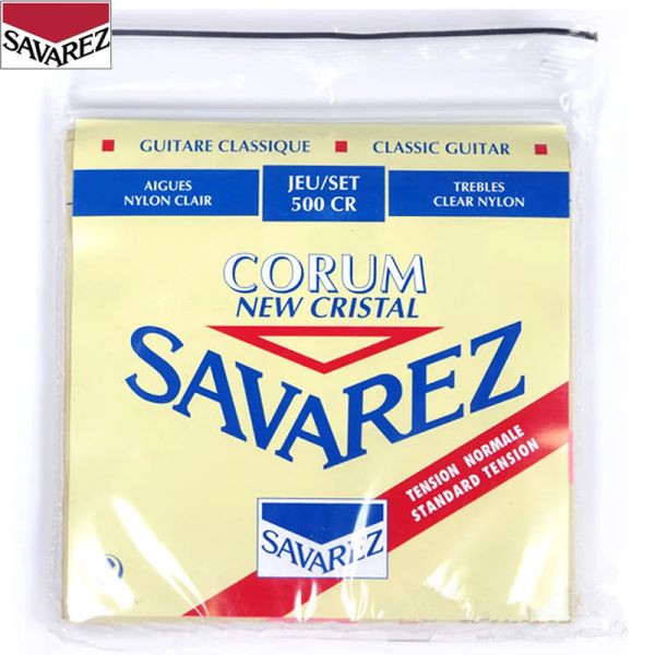 Strings de guitarra clássica de guitarra Savarez 500cr 500cj 500pr clássico nylon strings de guitarra novo Cristal corum strings instrumentos musicais