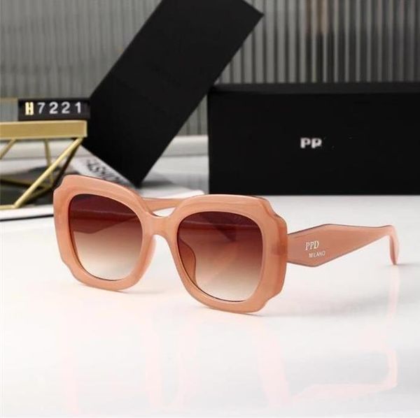 Luxus Sonnenbrille Polaroid Linsen Designer Buchstaben Frauen Herren Goggle Senior Eyewear für Frauen Brillen Rahmen Rahmen Vintage Sonnenbrille Benzin höhere Libelle Sexo