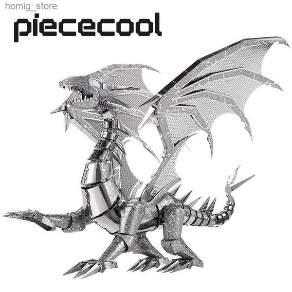 Puzzle 3D PETCHECOOL TECCHECOOL 3D PULLE PUALLE DRAGON MODULE FLAME MODELLO KIT DAGGIO TEADE CRATRALE PER REGALI DI BUSTUAMENTO DELL'AMPORAZIONE Y240415