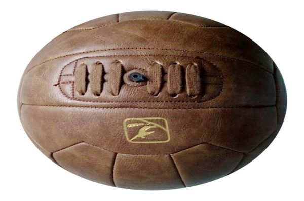 Football retrò classico pallone da calcio classico in pelle di buona qualità Football vintage2032356