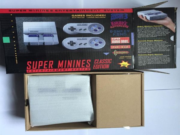 Super Mini SNES 4K HDTV Console de videogame 16bit Support Download Store Progress for NES Classic 21 ou 638 Games Players4181984
