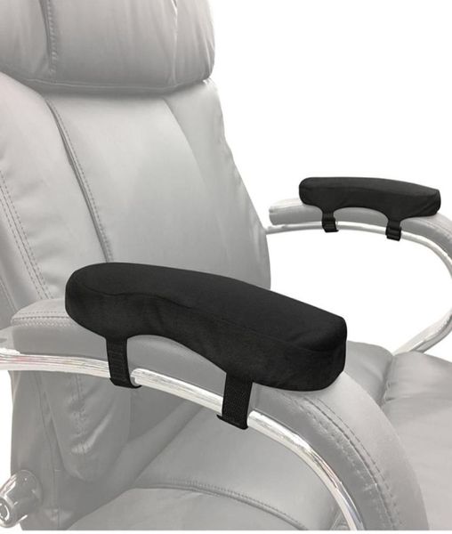 2PCS Cadeira Armad Pads Chairs Chaves Ultrasoft Memória FOAM Pillow Suporte de travesseiro Universal Fit for Home ou Office Cadeiras RE8717398