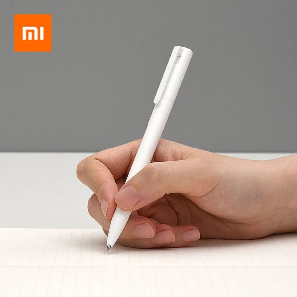 Produkte Original Xiaomi Mijia Retail Gel Stift Keine Kappe Schwarze Tinte Schreibstift glattes Schweiz Mikuni Japan Ink School Stationary Stationary