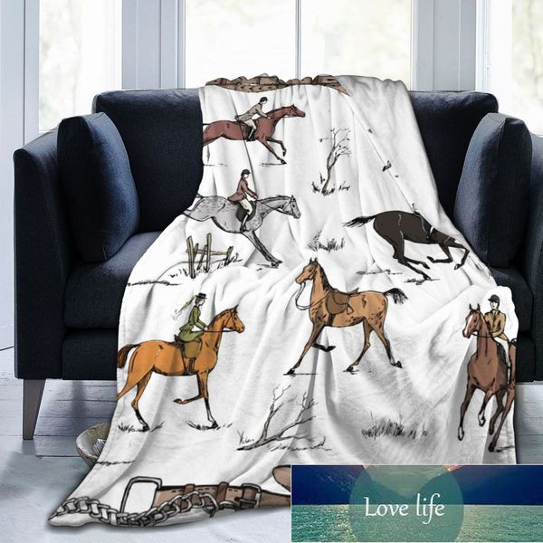 High-End-Flanelldecke Animal Horse Air Conditioning Decke Konzertfans Support Geschenk Weihnachten