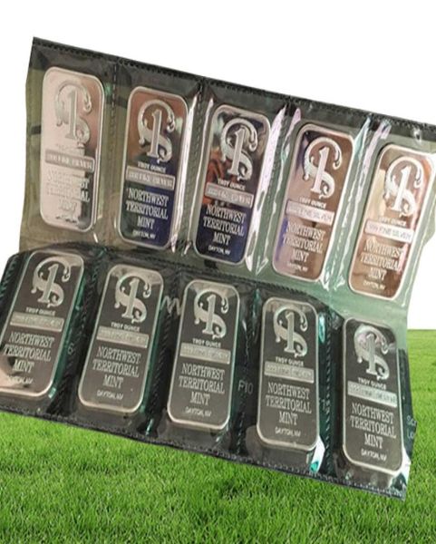 5 ПК без магнитного One Oz Real Silver Packated Nefore West Bare Bar Coin 50 x 28 мм вакуумный пластиковый пакет 5 ПК ряд B4533138