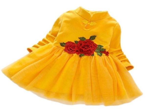 Girl039s Vestidos Flor Baby para meninas Party Lace vestido tutu criança roupas meninas