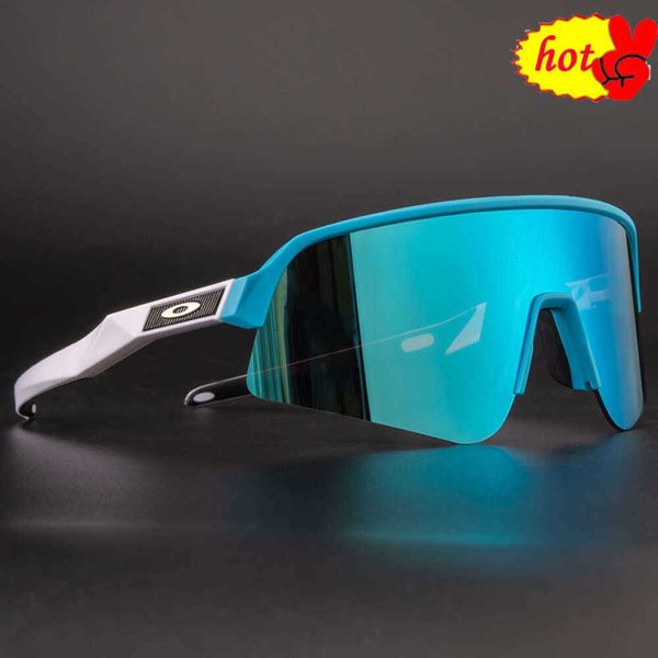 Männer im Freien Brillen und Frauen Radfahren Sonnenbrillen Camping Running Marathon Halbrahmen Sport Sonnenbrille 5 Lenset 24