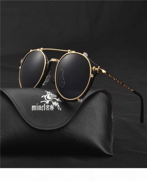 Mincl Magnet Flat Sonnenbrille Dual Verwendung Clip Spiegelte Sonnenbrille Menclips benutzerdefinierte verschreibungspflichtige Myopia Brille LXL1785364